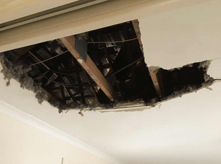 water damage ceiling 